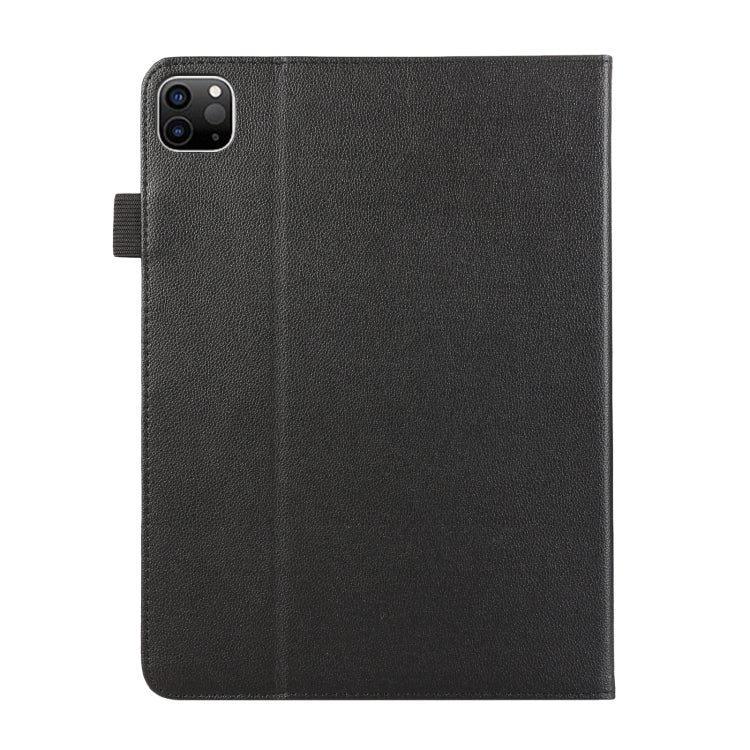 For iPad Pro 13 2024 Litchi Texture Leather Sucker Tablet Case(Black) - iPad Pro 13 2024 Cases by buy2fix | Online Shopping UK | buy2fix