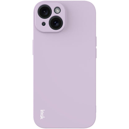 For iPhone 15 imak UC-4 Series Straight Edge TPU Phone Case(Purple) - iPhone 15 Cases by imak | Online Shopping UK | buy2fix