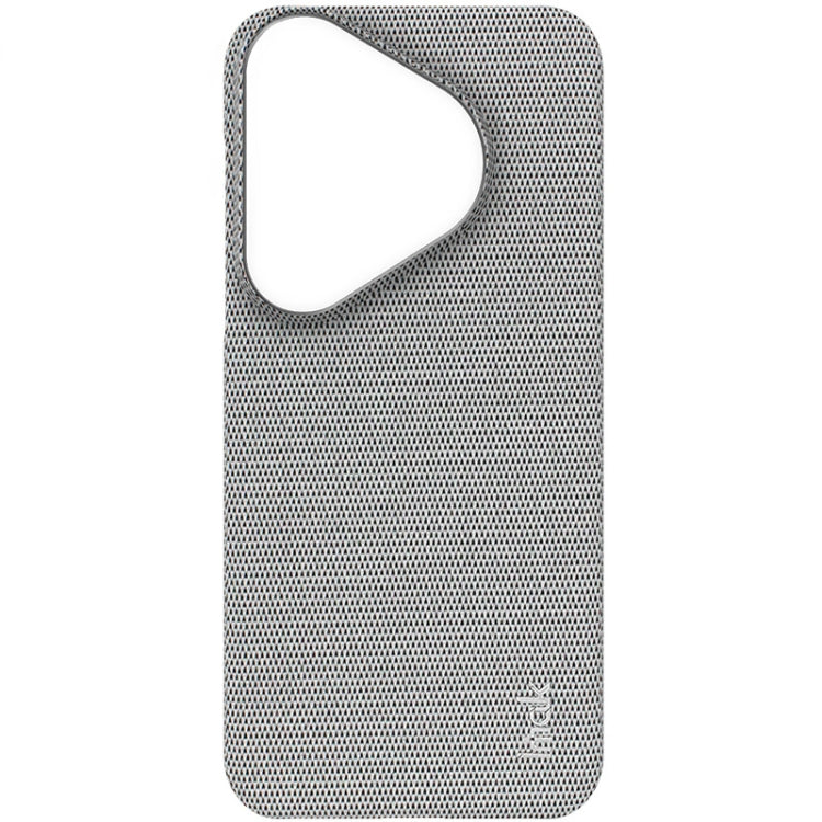 For Huawei Pura 70 Pro / 70 Pro+ imak Ruiyi Series Cloth Texture PU + PC Phone Case(Light Grey) - Huawei Cases by imak | Online Shopping UK | buy2fix