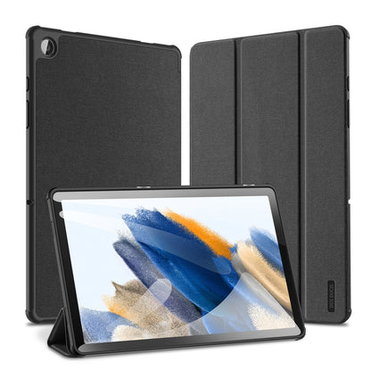 For Samsung Galaxy Tab A9+ DUX DUCIS Domo Series Magnetic Flip Leather Tablet Case(Black) - Galaxy Tab A9+ by DUX DUCIS | Online Shopping UK | buy2fix