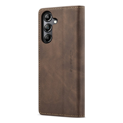 For Samsung Galaxy A05s CaseMe 013 Multifunctional Horizontal Flip Leather Phone Case(Coffee) - Galaxy Phone Cases by CaseMe | Online Shopping UK | buy2fix
