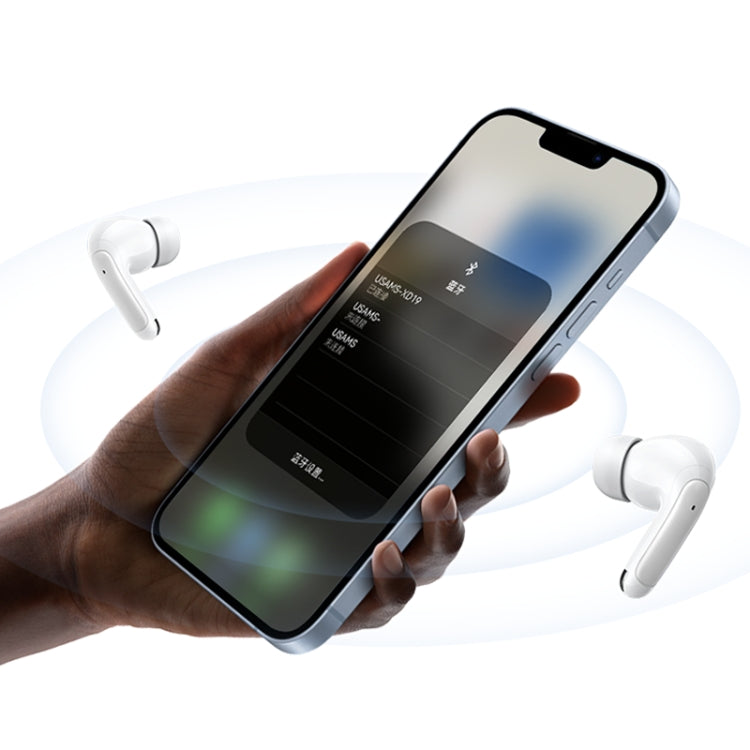 USAMS US-XD18 TWS In Ear Bluetooth Earphone(Black) - TWS Earphone by USAMS | Online Shopping UK | buy2fix