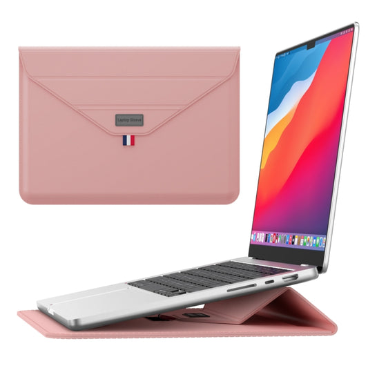 For 13/14 inch Envelope Holder Laptop Sleeve Bag(Pink) - 14.1 inch by buy2fix | Online Shopping UK | buy2fix