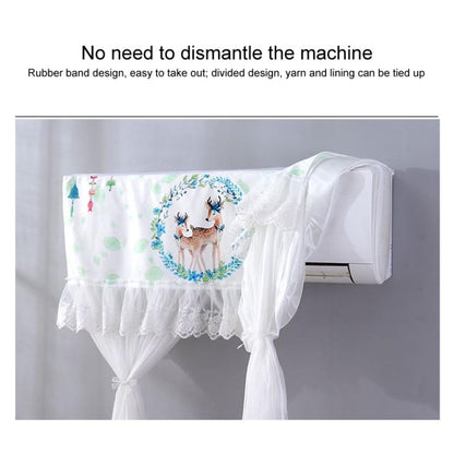 Do Not Take Dust-proof And Anti Direct Blowing Simple Wind Hanging Machine Air Conditioner Moon Cover, Size:Width 98 × Thickness 20 × Height 90cm(Flamingo) - Dust Covers by buy2fix | Online Shopping UK | buy2fix