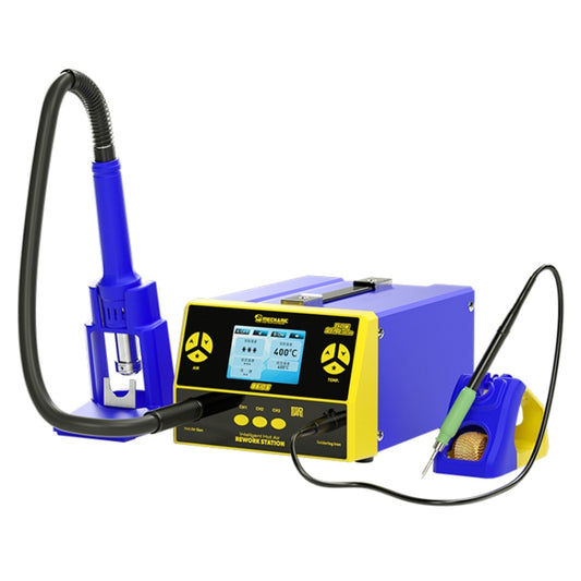 Mechanic 861DS 2 in 1 Dual Function Hot Air Gun Electric Soldering Iron Rework Station, Plug:EU - Soldering Iron Set by MECHANIC | Online Shopping UK | buy2fix