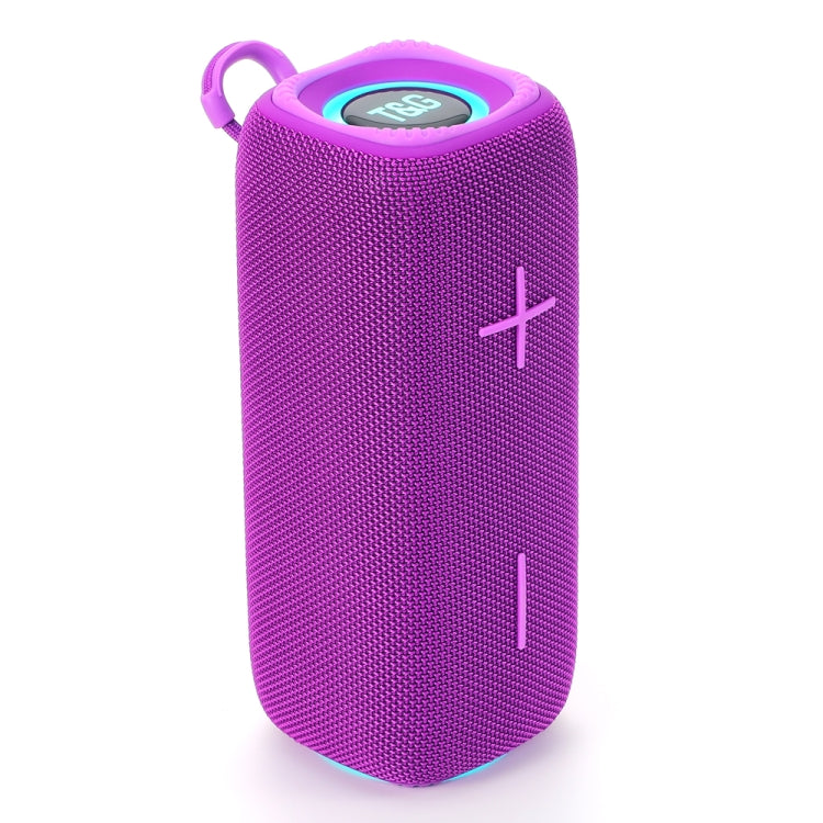 T&G TG654 Portable 3D Stereo Subwoofer Wireless Bluetooth Speaker(Purple) - Desktop Speaker by T&G | Online Shopping UK | buy2fix