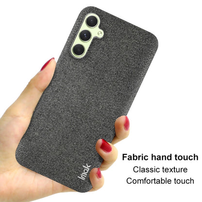 For Samsung Galaxy A34 5G imak Ruiyi Series Cloth Texture PU + PC Phone Case(Black) - Galaxy Phone Cases by imak | Online Shopping UK | buy2fix