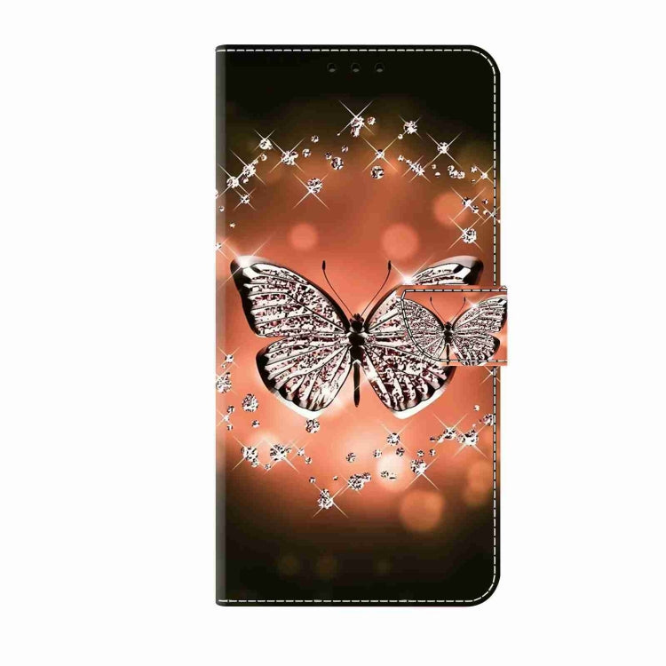 For Samsung Galaxy S24 Ultra 5G Crystal 3D Shockproof Protective Leather Phone Case(Crystal Butterfly) - Galaxy S24 Ultra 5G Cases by buy2fix | Online Shopping UK | buy2fix