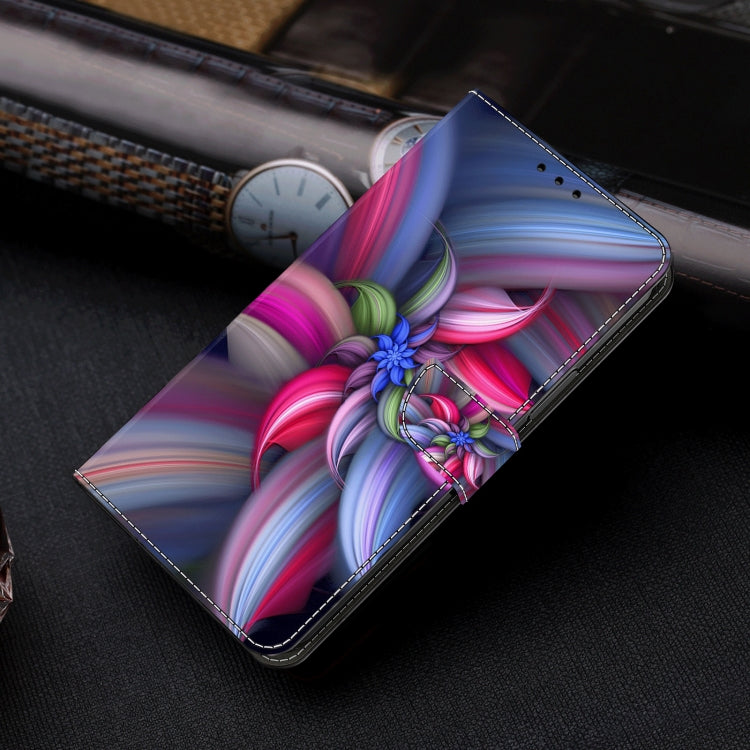 For Samsung Galaxy A35 5G Crystal 3D Shockproof Protective Leather Phone Case(Colorful Flower) - Galaxy Phone Cases by buy2fix | Online Shopping UK | buy2fix