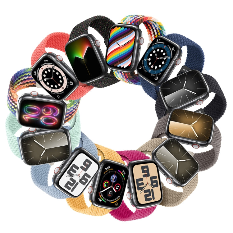 For Apple Watch Series 5 40mm DUX DUCIS Mixture Pro Series Magnetic Buckle Nylon Braid Watch Band(New Rainbow) - Watch Bands by DUX DUCIS | Online Shopping UK | buy2fix