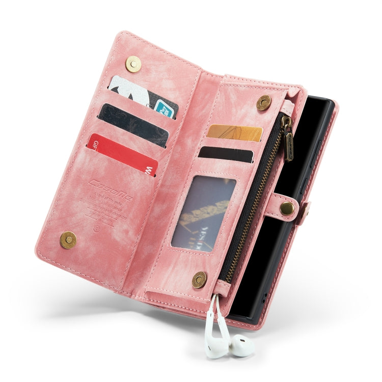 For Samsung Galaxy Note20 CaseMe-008 Detachable Multifunctional Horizontal Flip Leather Case with Card Slot & Holder & Zipper Wallet & Photo Frame (Pink) - Galaxy Note20 Cases by CaseMe | Online Shopping UK | buy2fix