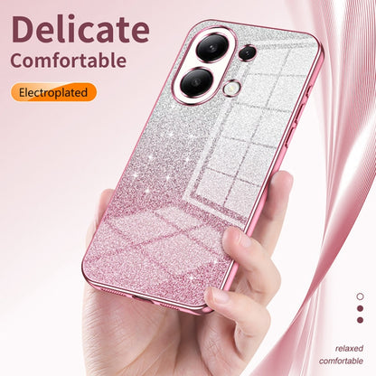 For Xiaomi Redmi Note 11 Pro 4G/5G Global Gradient Glitter Powder Electroplated Phone Case(Green) - Xiaomi Cases by buy2fix | Online Shopping UK | buy2fix