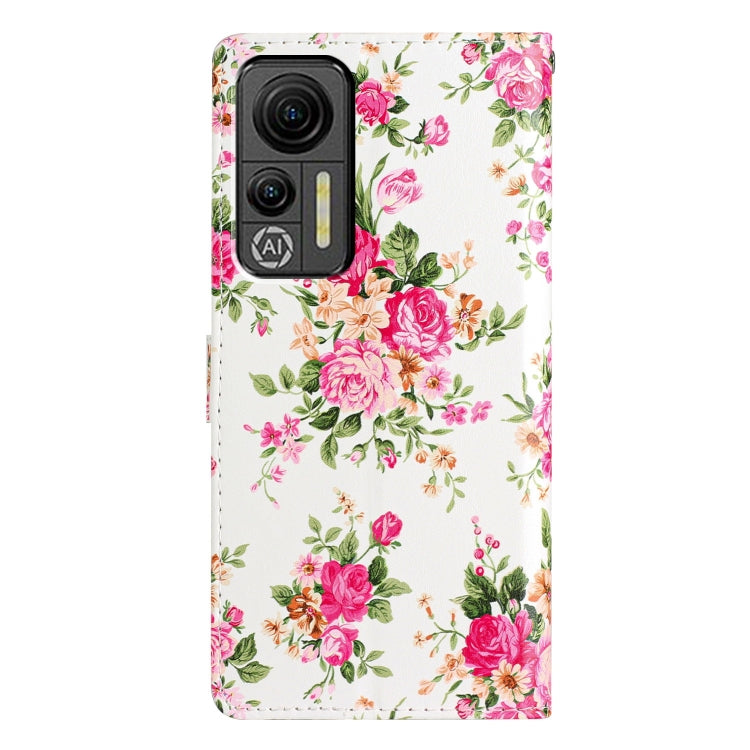 For Ulefone Note 14 Colored Drawing Leather Phone Case(Peonies) - Ulefone Cases by buy2fix | Online Shopping UK | buy2fix