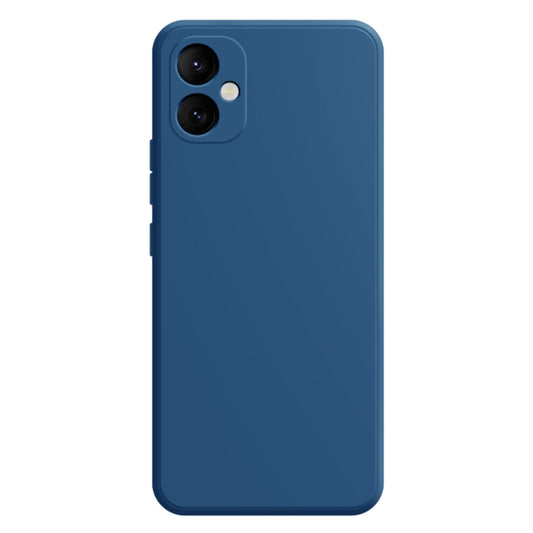 For Samsung Galaxy A05 Imitation Liquid Silicone Phone Case(Blue) - Galaxy Phone Cases by buy2fix | Online Shopping UK | buy2fix