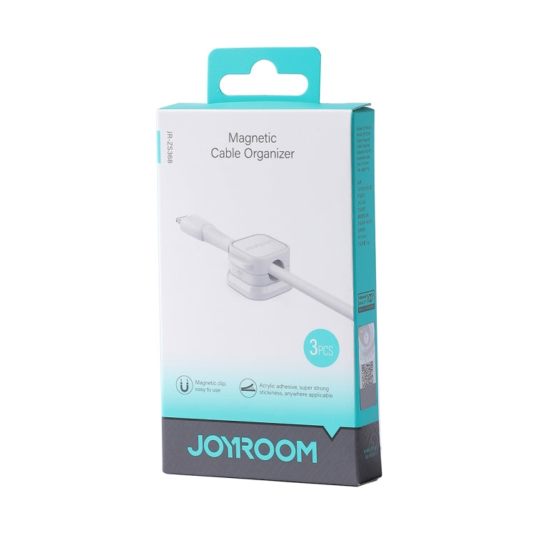 JOYROOM JR-ZS368 Magnetic Data Cable Organizing Bracket(White) - Hand-Sticking Bracket by JOYROOM | Online Shopping UK | buy2fix