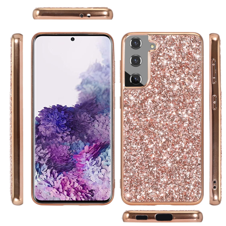 For Samsung Galaxy S24 5G Glitter Powder TPU Phone Case(Gold) - Galaxy S24 5G Cases by buy2fix | Online Shopping UK | buy2fix