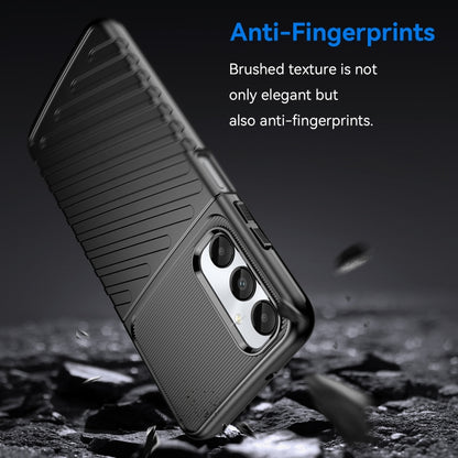 For Samsung Galaxy M14 4G Thunderbolt Shockproof TPU Phone Case(Black) - Galaxy Phone Cases by buy2fix | Online Shopping UK | buy2fix