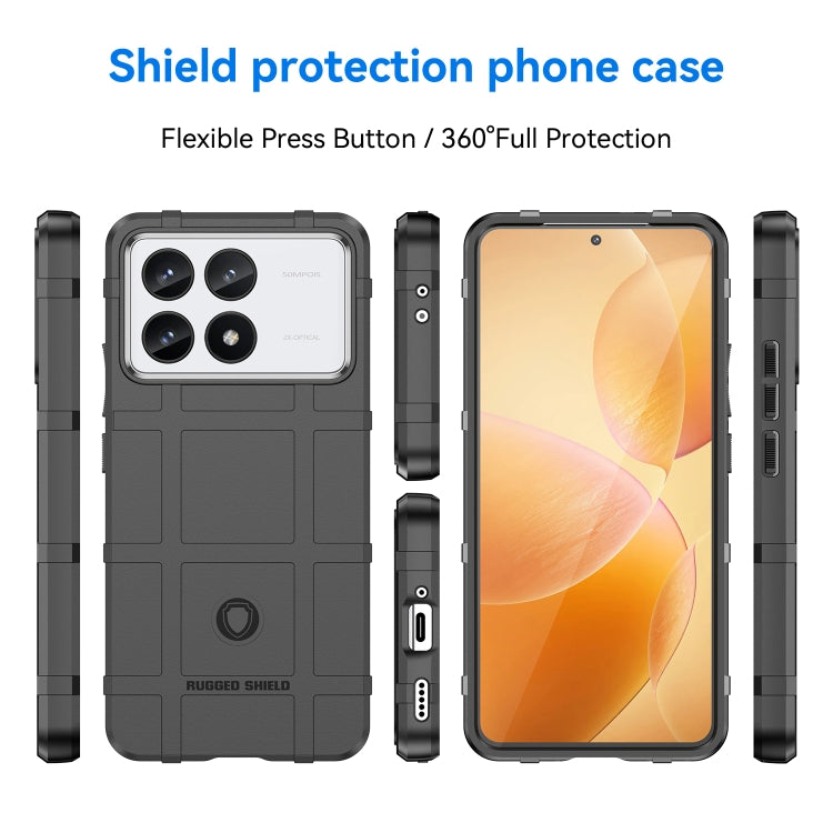 For Xiaomi Redmi K70 Pro Full Coverage Shockproof TPU Phone Case(Black) - K70 Pro Cases by buy2fix | Online Shopping UK | buy2fix