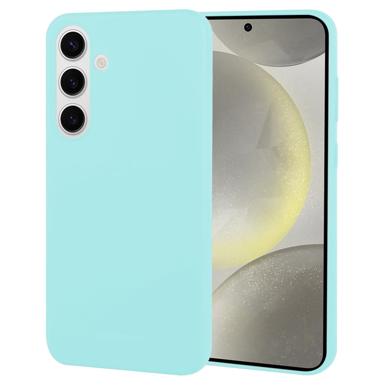 For Samsung Galaxy S24 5G GOOSPERY SOFT FEELING Liquid TPU Soft Phone Case(Mint Green) - Galaxy S24 5G Cases by GOOSPERY | Online Shopping UK | buy2fix