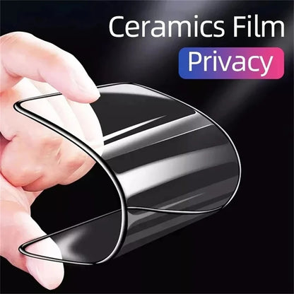 For iPhone 15 Pro 25pcs Full Coverage Frosted Privacy Ceramic Film - iPhone 15 Pro Tempered Glass by buy2fix | Online Shopping UK | buy2fix