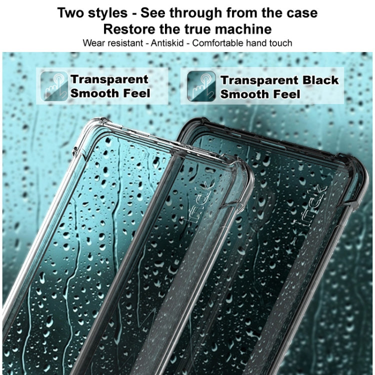 For Realme 11 5G / 11x 5G / C67 5G Global imak Shockproof Airbag TPU Phone Case(Transparent Black) - Realme Cases by imak | Online Shopping UK | buy2fix