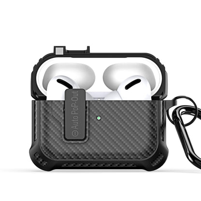 For AirPods Pro 2 DUX DUCIS PECI Series Earbuds Box Protective Case(Black) - For AirPods Pro 2 by DUX DUCIS | Online Shopping UK | buy2fix