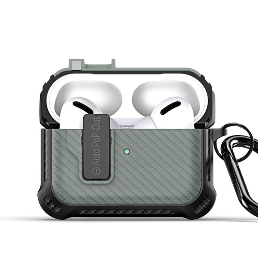 For AirPods Pro DUX DUCIS PECI Series Earbuds Box Protective Case(Green) - For AirPods Pro by DUX DUCIS | Online Shopping UK | buy2fix