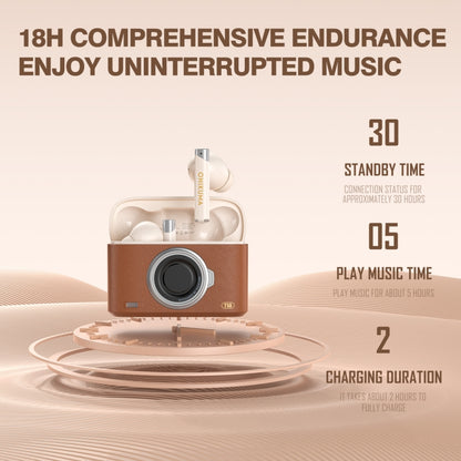 ONIKUMA T18 Bluetooth 5.3 Wireless Earphone(Brown) - Bluetooth Earphone by ONIKUMA | Online Shopping UK | buy2fix