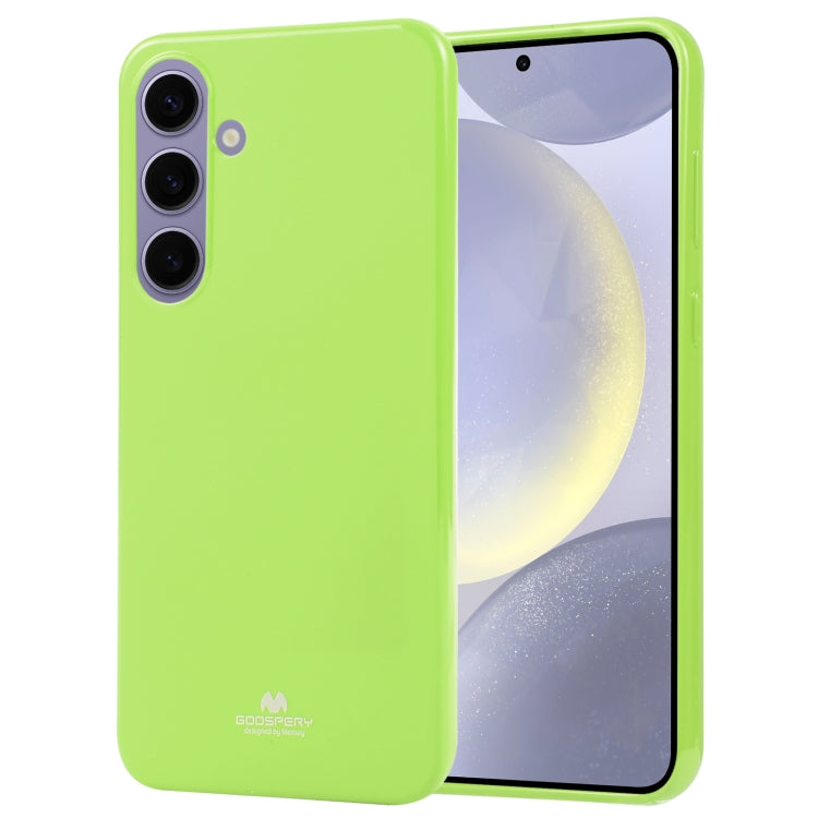 For Samsung Galaxy S24+ 5G GOOSPERY PEARL JELLY Shockproof TPU Phone Case(Fluorescent Green) - Galaxy S24+ 5G Cases by GOOSPERY | Online Shopping UK | buy2fix