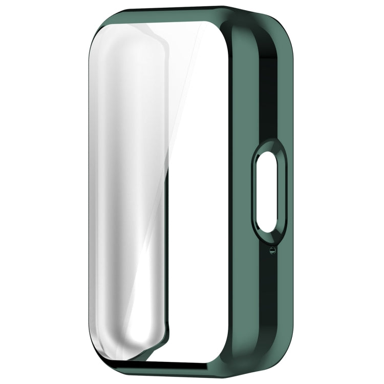 For Samsung Galaxy Fit 3 Full Coverage TPU Electroplated Watch Protective Case(Green) - Watch Cases by buy2fix | Online Shopping UK | buy2fix