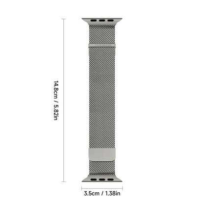 For Apple Watch SE 44mm DUX DUCIS Milanese Pro Series Stainless Steel Watch Band(Graphite) - Watch Bands by DUX DUCIS | Online Shopping UK | buy2fix