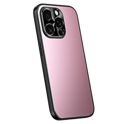 For iPhone 14 Pro R-JUST RJ-61 Electroplating Frosted TPU + PC Phone Case(Pink) - iPhone 14 Pro Cases by R-JUST | Online Shopping UK | buy2fix