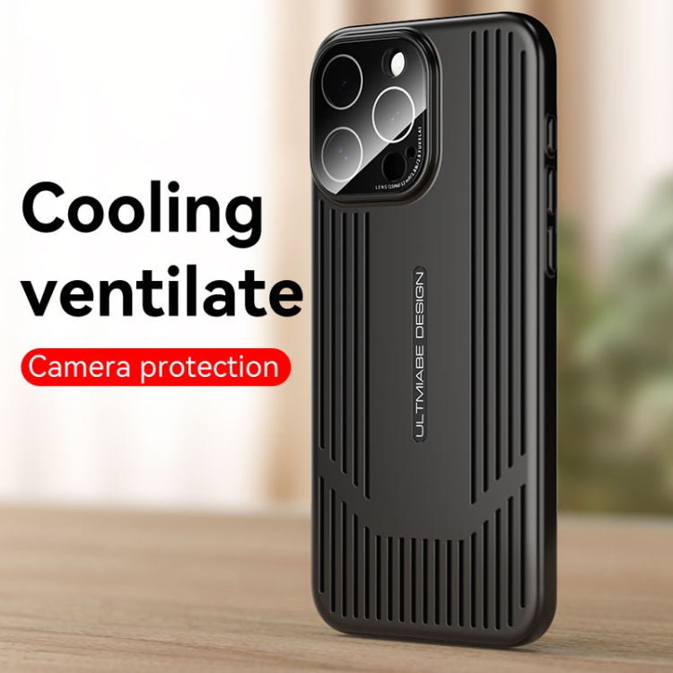 For iPhone 16 Pro Ice Sense Heat Dissipation Electroplating Frosted Phone Case(Dark Blue) - iPhone 16 Pro Cases by buy2fix | Online Shopping UK | buy2fix