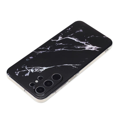 For Samsung Galaxy S24 Ultra 5G IMD Marble Pattern TPU Phone Case(Black) - Galaxy S24 Ultra 5G Cases by buy2fix | Online Shopping UK | buy2fix