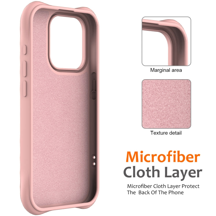 For iPhone 16 Pro Max Wave Texture MagSafe Magnetic Liquid Silicone Phone Case(Pink) - iPhone 16 Pro Max Cases by buy2fix | Online Shopping UK | buy2fix