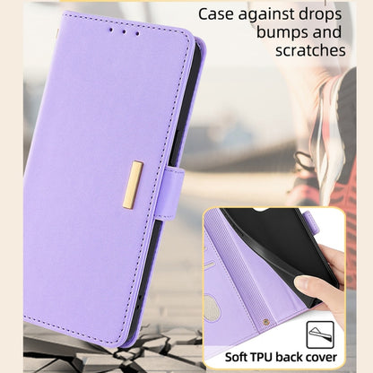 For Xiaomi Redmi K70 5G / K70 Pro 5G Crossbody Chain Leather Phone Case(Purple) - K70 Pro Cases by buy2fix | Online Shopping UK | buy2fix