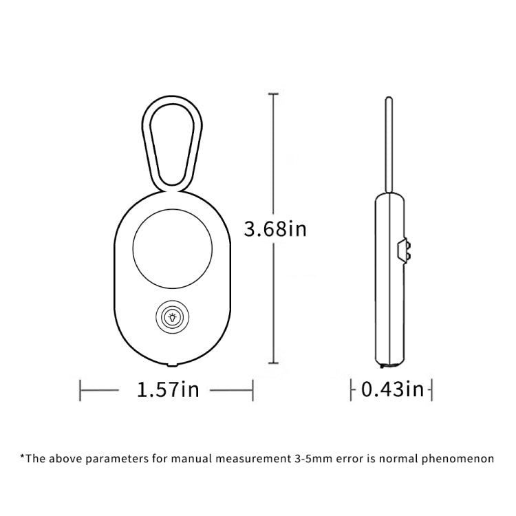 T02 Smart Infrared Camera Detector Anti-Sneak Shooting Scanner(White) - Infrared Detector by buy2fix | Online Shopping UK | buy2fix