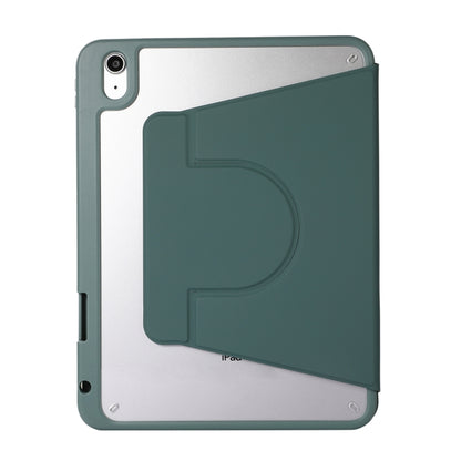 For iPad Pro 11 2024 2 in 1 Acrylic Split Rotating Leather Tablet Case(Pine Needle Green) - iPad Pro 11 2024 Cases by buy2fix | Online Shopping UK | buy2fix