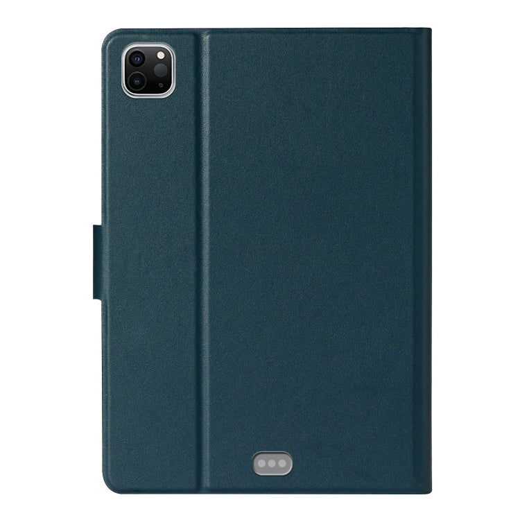 For iPad Pro 11 2024 Pure Color Smart Leather Tablet Case(Deep Green) - iPad Pro 11 2024 Cases by buy2fix | Online Shopping UK | buy2fix