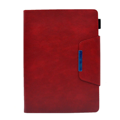 For iPad Pro 11 2024 Suede Cross Texture Magnetic Clasp Leather Smart Tablet Case(Red) - iPad Pro 11 2024 Cases by buy2fix | Online Shopping UK | buy2fix