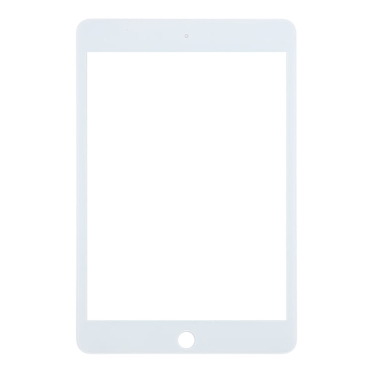 For iPad mini 5 Front Screen Outer Glass Lens with OCA Optically Clear Adhesive(White) - iPad mini Parts by buy2fix | Online Shopping UK | buy2fix