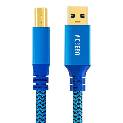 Printer / Hard Disk USB 3.0 A Male to B Male Connector Cable, Length:1m(Blue) - USB 3.0 by buy2fix | Online Shopping UK | buy2fix