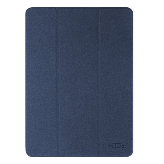 For iPad Air 11 2024 / Air 2022 10.9 Mutural YASHI Series Tablet Leather Smart Case(Blue) - iPad Air 11 2024 Cases by Mutural | Online Shopping UK | buy2fix