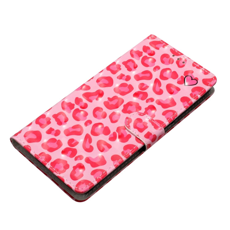 For iPhone 16 Pro Max 3D Pattern Leather Phone Case(Pink Leopard Print) - iPhone 16 Pro Max Cases by buy2fix | Online Shopping UK | buy2fix