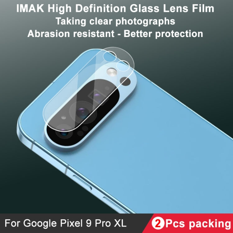 For Google Pixel 9 Pro XL 2pcs/Set imak HD Glass Rear Camera Lens Film - Other by imak | Online Shopping UK | buy2fix