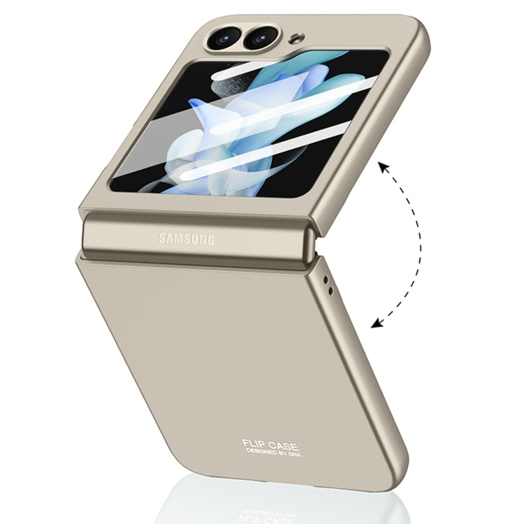 For Samsung Galaxy Z Flip6 GKK Integrated Ultra-thin Full Coverage Phone Case(Silver) - Galaxy Z Flip6 5G Cases by GKK | Online Shopping UK | buy2fix