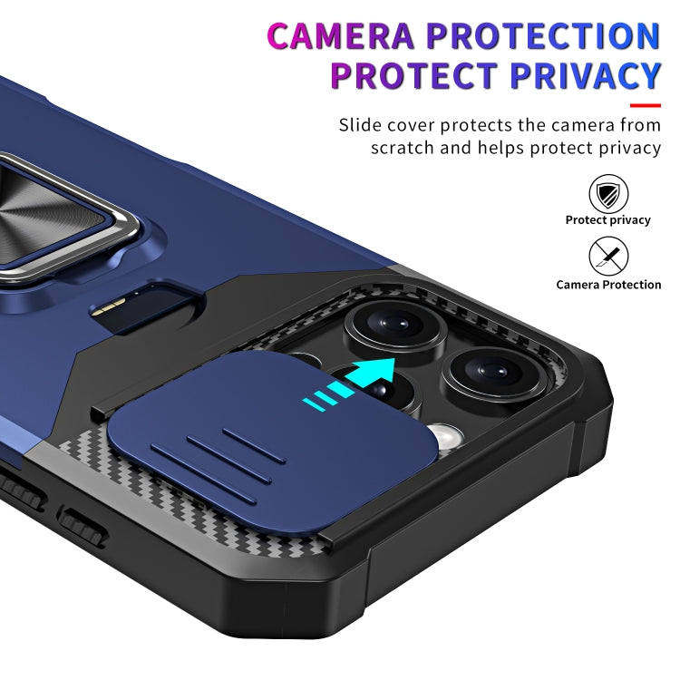 For iPhone 16 Pro Camera Shield Card Slot PC+TPU Phone Case(Dark Green) - iPhone 16 Pro Cases by buy2fix | Online Shopping UK | buy2fix