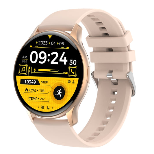 LEMFO HK89 1.43 inch BT5.0 IP67 Sport Smart Watch, Support Bluetooth Call / Message Notification / Heart Rate / Blood Pressure Health Monitor(Gold) - Smart Watches by LEMFO | Online Shopping UK | buy2fix