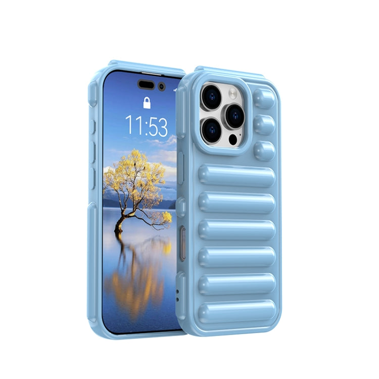 For iPhone 16 Pro Capsule Series Candy Color TPU Phone Case(Blue) - iPhone 16 Pro Cases by buy2fix | Online Shopping UK | buy2fix