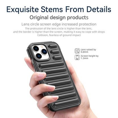 For iPhone SE 2024 Capsule Series Candy Color TPU Phone Case(Transparent Grey) - More iPhone Cases by buy2fix | Online Shopping UK | buy2fix